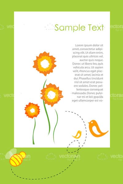 Illustrated Floral Card Design!